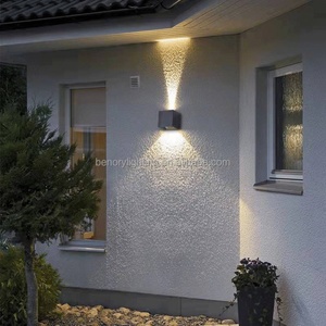 Lámparas de Pared Benory 24v con Control de Luz Ascendente/Descendente, Compatibles con Sistemas Loxone, KNX, DALI, DMX, PWM, Zigbee, Iluminación Inteligente RGBW, Doble Blanco CCT, IP65, Lámpara LED de Pared para Exteriores - Product Image 5