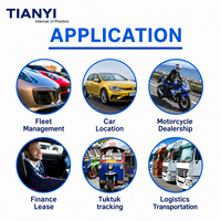 Pelacak GPS Mini Magnetik Nirkabel T20 2G Daya Tahan Lama 2G Seluler Geofence Peringatan Kecepatan Berlebih untuk Otomotif/Motor/Sepeda