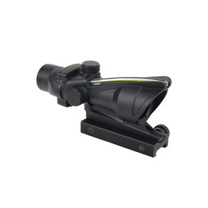 Mira táctica de fibra verde Real 4X32, accesorio de equipo de caza con forma de punto rojo para uñas marinas, montaje de 20mm - Product Image 2