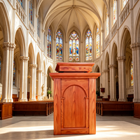Pupitre religieux en bois de haute qualité pour la prédication, lutrin de lecture dévotionnel pour l'Église catholique