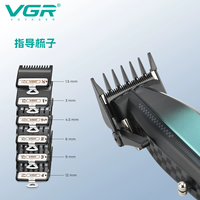 Tondeuse à cheveux haute puissance VGR270 avec écran numérique, base électrique, pour salon de coiffure, professionnelle, haute vitesse 9000 tr/min