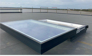 Mỹ thiết kế hiện đại tự động RV Skylight cửa sổ nhôm trượt thông minh hoạt động thủy tinh trong suốt hợp kim louver tầng hầm - Product Image 5