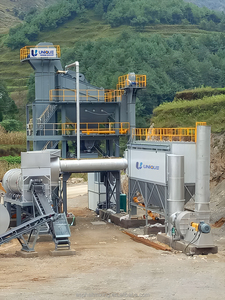 UniqueMac Fully Automatic Asphalt Mixing Plant High Efficiency Road Construction Equipment Stationary <b>Bitumen</b> Engine Pump - Product Image 5