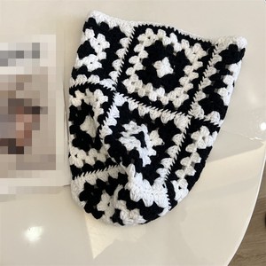 Nouveau ski crochet floral jacquard bonnet femmes hiver chapeaux crâne casquette hiver chapeau écharpe pour une <span class=keywords><strong>cagoule</strong></span> chaud câble tricoté casquette - Product Image 6