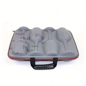 Estuche Protector de Espuma EVA para Copas de Vino, con Cierre, para 4 Copas, Personalizado de Fábrica, para Cervezas Embotelladas y Vino Tinto - Product Image 3