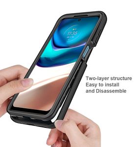 Marco de goma armadura Triple a prueba de golpes, funda de teléfono acrílico transparente para Motorola <span class=keywords><strong>Moto</strong></span> G42 G51 G71 <span class=keywords><strong>Power</strong></span> Pure 5G 2022, funda de parachoques - Product Image 3