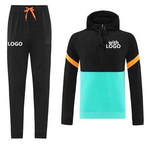 Sudaderas con capucha y cremallera para hombre, conjuntos de camisetas de fútbol, kits de fútbol PS, chaquetas para correr, traje deportivo para adultos, uniforme de chándal de entrenamiento - Product Image 5