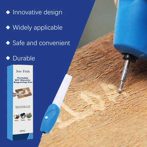 Jue-Fish Incisore Elettrico Portatile Senza Fili per Lavorazione del Legno, Effetti di Marcatura, Penna per Intaglio Artistico - Product Image 2