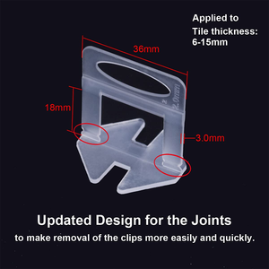 Chèn Clip thép không gỉ điều chỉnh chiều cao đòn bẩy cánh tay nâng lên vấn đề lắp Đặt gạch Hợp kim nhôm - Product Image 5