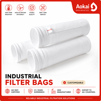 Sacs filtrants résistants à la corrosion en gros pour l'incinération des déchets, sacs filtrants en PTFE, sacs filtrants industriels pour la poussière