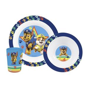 Juego de Desayuno de Paw Patrol, 3 Piezas, Plato, Tazón y Taza, Vajilla Infantil - Product Image 1