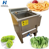 Friteuse industrielle durable en acier inoxydable pour pattes de poulet et boulettes de viande