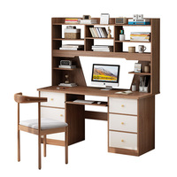 Ensemble de salle à manger en bois extensible et détachable de style européen moderne, avec panneau bibliothèque, taille personnalisée, pieds en bois, marque personnalisée