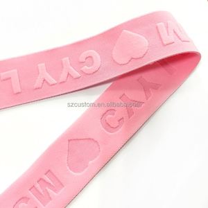 Custom Printed Jacquard Elastic Waistband Tape Soft Spandex <b>Webbing</b> With Oeko-Tex Certification 10mm Width for Shoes Use - Product Image 6