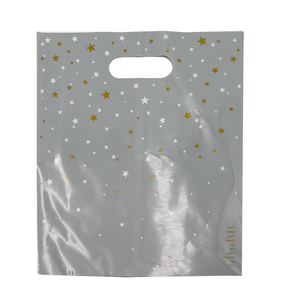 Borse Personalizzate con Logo in Plastica e Tessuto Impermeabile Borsa per Shopping al Dettaglio di Lusso Stampata Fustellata in Plastica con Manico - Product Image 5