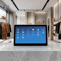 Système de point de vente pour restaurant/magasin Longfly K101 10,1-15,6 pouces, tablette électronique avec menu, écran tactile capacitif, Windows, Intel Celeron