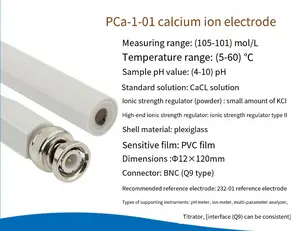 PCa-1-01 칼슘 이온 선택적 프로브 ISE 전극 Ca + 센서