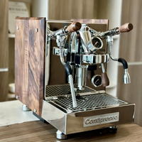Machine à expresso à double chaudière, pompe rotative, groupe simple E61
