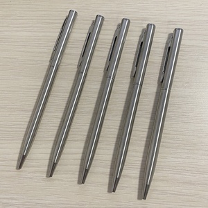 Fanlai ปากกาลูกลื่นสแตนเลสแบบปรับแต่งได้สำหรับเสื้อโค้ทของขวัญส่งเสริมการขายปากกาลูกลื่นโลหะ - Product Image 6