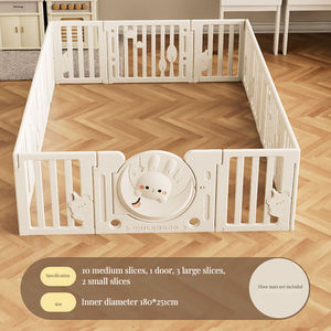 Vendita calda recinzione bambino box pieghevole per bambini in plastica per interni set completi Corrales Para Bebes box con scivolo e casetta - Product Image 5