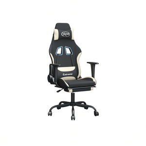 Sedia da Gaming Estrema in Pelle PU con Braccioli 4D, Base a Cinque Stelle con Ruote, Design Contemporaneo per Casa e Ufficio - Product Image 1