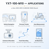 Módulo GNSS U-blox NEO-M10/NEO-M8N, GPS GLONASS BDS Galileo 99CH 1.5m CEP 10Hz UART TTL G-MOUSE para Rastreador de Vehículos y Cámara para Coche