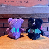Ours en peluche effrayant, modèle Ange-Diable, super doux, pour enfants, décoration de fête, Halloween, anti-stress, Scream