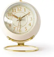 Небольшие настольные часы, Классические настольные часы с будильником, настольные часы с подсветкой из HD-стекла для спальни