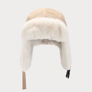 Chapeau de trappeur en fourrure de haute qualité pour l'hiver, avec cache-oreilles, pour le snowboard et le ski, en daim - Product Image 2