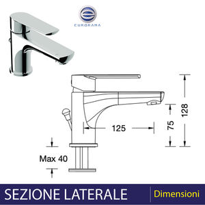 KLINT Mélangeur de lavabo chromé à levier unique Outil de tournage élégant pour décoration de salle de bain - Product Image 5