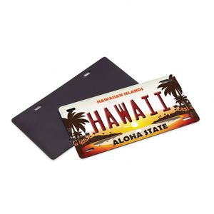 Imán Personalizado de Recuerdo, Placa Magnética de Matrícula de Coche de Aluminio, Imanes para Refrigerador de Miami Beach - Product Image 3