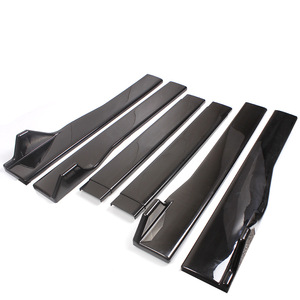 Side Skirt 2.2m PP <b>Polished</b> Finish For Car Body <b>Kit</b> Upgrade - Product Image 1