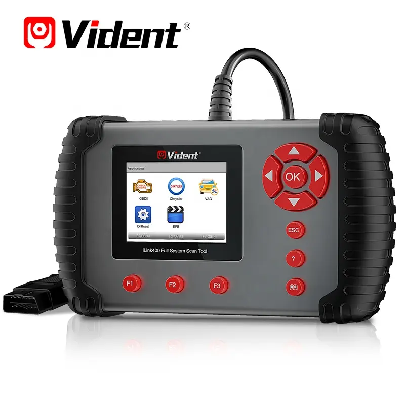 New Vident iLink 400 tester Full System car scan Tool For ABS / SRS / EPB / DPF Regeneration/Oil Reset Update Online