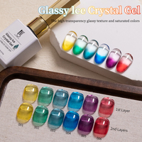 R S Nail Wholesales 9g Gel Cristal 6 Couleurs Vernis Semi-Permanent Soak Off Gel Polish Haute Qualité Longue Durée MSDS Gel UV