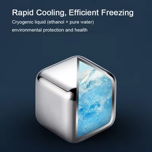 Cubitos de Hielo Reutilizables de Acero Inoxidable Mini, Modernos y Ecológicos con Certificación LFGB, con Pinzas para Enfriar Vino, <span class=keywords><strong>Whisky</strong></span> y Refrescos - Product Image 5