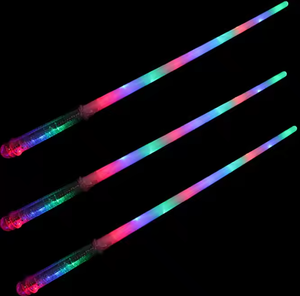 <span class=keywords><strong>Sabre</strong></span> laser <span class=keywords><strong>lumineux</strong></span> à 12 LED avec poignée transparente, clignotant, pour enfants, accessoire de fête - Product Image 5