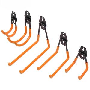 Crochets de garage robustes pour le rangement des vélos, capacité de levage de 35 kg, montage mural pour équipement sportif - Product Image 2