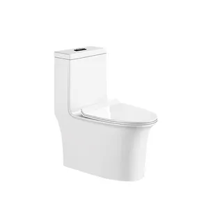 FANNISI Di Lusso rotondo alto compatto cadetto commode latrine offre bouda wc dimensioni di un pezzo toletta