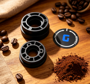 قطع غيار أصلية لمطحنة القهوة GALILEO Q18: وعاء التحميل، شفرات الطحن، مقبض التحكم بالطاقة، ورقة مضادة للكهرباء الساكنة، ملحقات بديلة - Product Image 5
