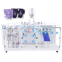 Machine de remplissage et d'emballage de liquide d'huile d'arachide d'huile de palme doypack de poche debout préfabriquée automatique