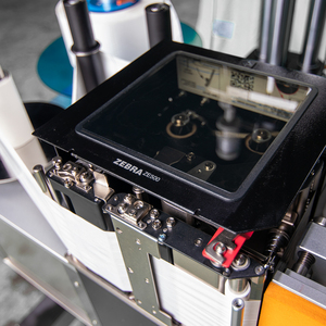 Ymu ym320p thùng carton lớn nhãn Applicator tự động mã vạch trực tuyến in ấn và máy dán nhãn cho Pallet hộp carton - Product Image 2