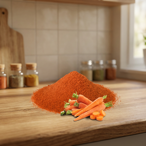 Poudre de carotte de qualité supérieure, emballage personnalisé, grande quantité, exportation de poudre de carotte à prix abordable - Product Image 1