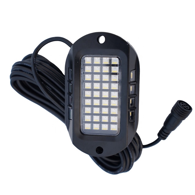 Kingshowstar RGBW 4/6/8/10/12/16/20pcs 9100LM 44Pcs LED Chip Rock Light Kit Off-Road Colorful Lights IP68 Waterproof