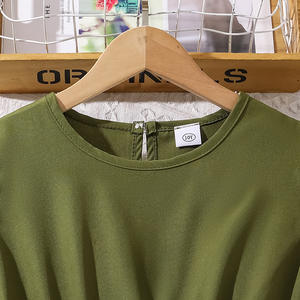 8-12 anni vestiti per bambini nuovo vestito floreale estivo a manica corta per ragazze adolescenti - Product Image 3