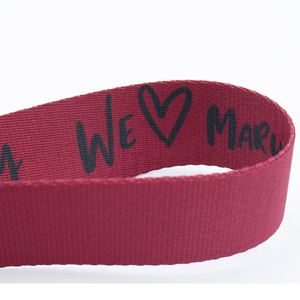 Custom Heat Reflective Printing Jacquard High Tension Elastic Recycled Strap Adjustable Buckle for Outdoor - Product Image 1