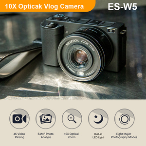 Real 4K Black <strong>Video</strong> Recording Digital Camera 3 Inch Screen Rechargeable Battery 64Megapixels 10X Optical Zoom Camera For Youtube