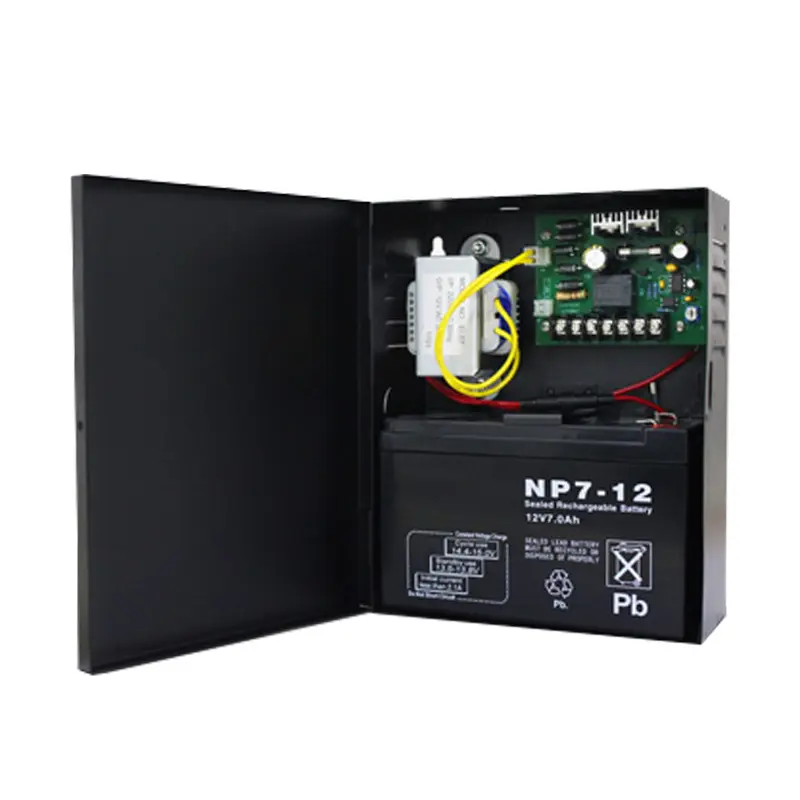 12v 5A tensão UPS com bateria Backup Power Entry Porta Access Control System Power Supply Box