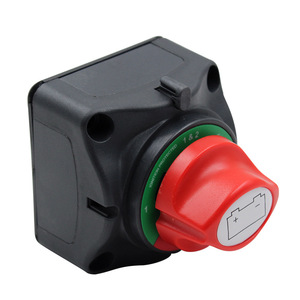 Rotary Switch 12V 24V 36V DC Dual <b>Battery</b> Selector For Boat RV Circuit Control 20A IP33 Plastic Screw <b>Terminal</b> - Product Image 1