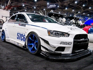 2009 VER VRS STIL HALB CARBON FASER BREITE KÖRPER KITS FÜR 2008-2015 MITSUBISHI EVOLUTION EVO 10 - Product Image 3