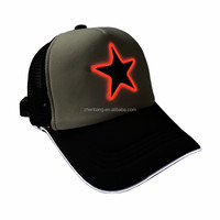 Berretto da Baseball luminoso da palcoscenico con luci a LED per la festa del cappello da festa dovrebbe supportare il cappello da scena per spettacoli Hip-Hop